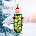 thumbnail image 4 of Amzcrzy Pendant Products Multi Functional Acrylic Decorative Christmas Tree Pendant Cute Mini Cucumber Christmas Pendant Holiday Decorations Hanging Decor Garden Decorations Christmas Decorations, 4 of 4