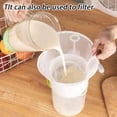 thumbnail image 4 of Filet Passoire pour Purée Alimentaire et Sac de Lait de Noix Sans Étamine pour Filtrer le Jus d'Avoine, d'Amande et de Céleri Sac de Filtration Réutilisable, 4 of 6