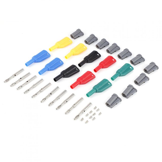10sets P3005 Soudure/montage Vis Fixation 4mm Fiche Banane Multimètre Connecteur