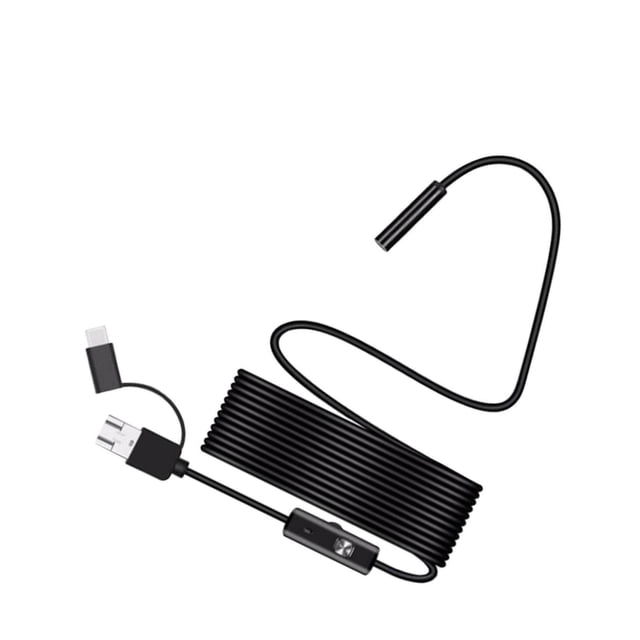 Portable 8mm Endoscope Camera Waterproof Endosocope for Smartphones PC 5m