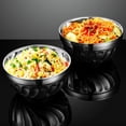 thumbnail image 3 of 3Pcs Stainless Steel Salad Bowls Double Layer Heat Insulation Bowl Food Containers, 3 of 5