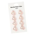 thumbnail image 4 of 8Pcs Large Paper Clips Accessories Bookmark Reusable Wire Stationery Metal for Invitation Card Organization Office Folders Gift Diamond, 4 of 8