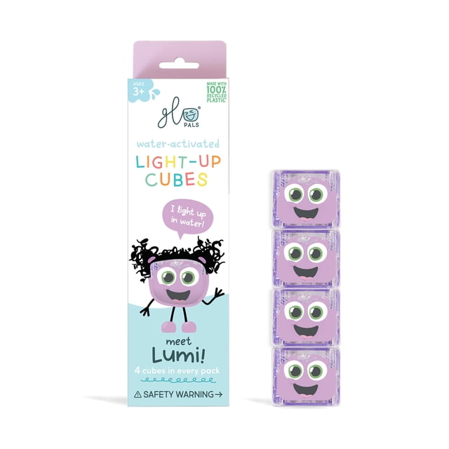 Glo Pals Lot de 4 Cubes Lumineux de Remplacement - Lumi