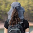 thumbnail image 3 of CSChome Fisherman Hat Wide Brim Shawl Design Windproof Fisherman Hat Lightweight Ponytail Visor Hat, 3 of 6