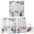 thumbnail image 4 of Abbracc 2x Imperméable Tissu Polyester Salle de Bain Rideau de Douche Décor 9 Crochets Style4, 4 of 9