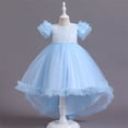 thumbnail image 2 of Robes Fille Robes Enfants Formelles pour Filles Robe Fille Bleu Ciel Robe Princesse Robe Tout-Petit Robes pour la Journée des Enfants pour Filles Mode Filles, 2 of 5