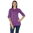 thumbnail image 1 of Haut Décontracté Été Robe d'Été Unie Tunique Boho Coton Vêtements pour Femmes, 1 of 4
