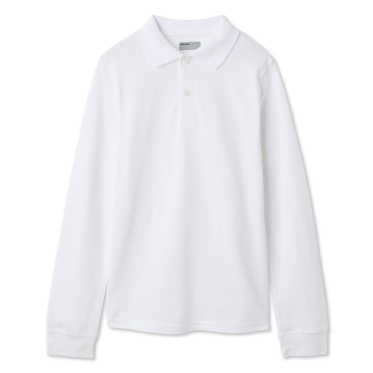 George Boys' Long-Sleeve Uniform Polo 2-Pack