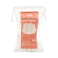 thumbnail image 1 of maskred 50 Pieces Makeup Pads Soft Cotton Double Sided Lip Cosmetics Foundation Eyeshadow Remover Travel Drawstring Holder 6 * 5cm 1Set, 1 of 5