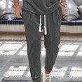 thumbnail image 1 of AherBiu Joggers for Men Drawstring Elastic Waist Sweatpants Silm Fitted Loose Athletic Running Workout Pants with Pockets, 1 of 6