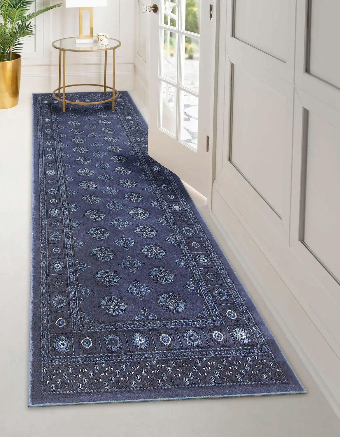 ECARPET Bokhara Traditional Oriental Area Rug, Classic Geometric Pattern