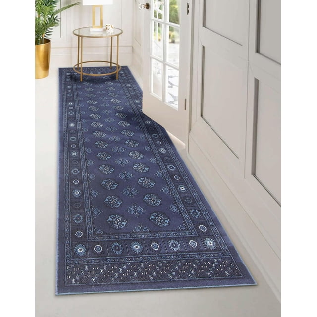 ECARPET Bokhara Traditional Oriental Area Rug, Classic Geometric Pattern