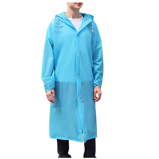DecSea Rain Ponchos for Adults Reusable Raincoats Survival Heavy Duty Military Impermeable