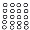 thumbnail image 1 of 10/20 Pcs Replacement orings / rubber washers for 1" spinlock Dumbbell Nut, 1 of 9