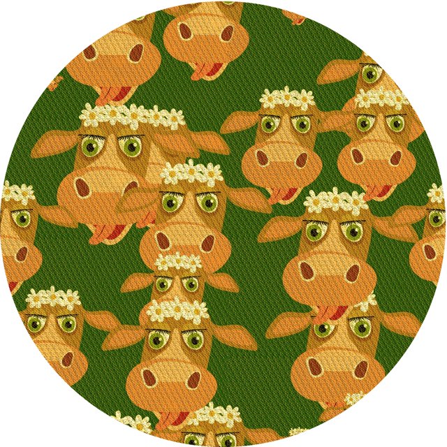 Ahgly Company Tapis d'Intérieur Ronds Transitionnels Lavables à la Machine, Bronze Foncé Brun, 6 Pieds Rond