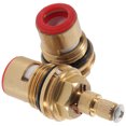thumbnail image 3 of 2PCS Replacement Thickened Water Faucet Cartridge Hot Cold Bathroom Tap Disc Core for Home (Red), 3 of 8
