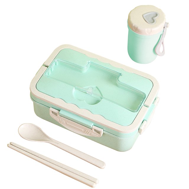EGNMCR Portable Lunch Box With Lid And Cup Lunch Box Lunch Box Food Storage Container With Lid Leakproof Food Preparation Container For Storage Home Office lunch boxes