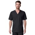 thumbnail image 1 of EON Men's COOLMAXÂ® V-Neck Mesh Panel Solid Scrub Top, 1 of 2