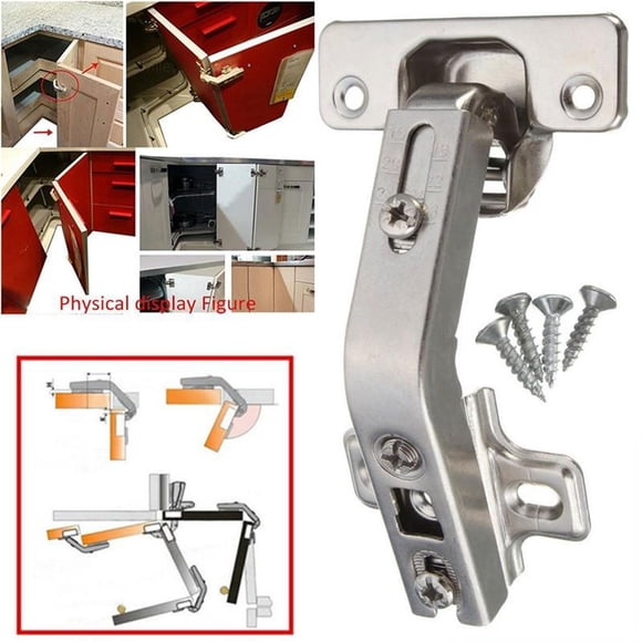 Lefu 135° Hinge Kitchen Cabinet Hinges Wardrobe Cupboard Concealed Corner Door Hinges