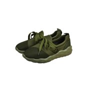 Innerwin Women Sneakers Sport Running Shoe Fitness Workout Breathable Athletic Shoes Lace Up Walking Army Green 7.5