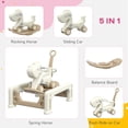 thumbnail image 4 of Qaba 5 in 1 Rocking Horse for Toddlers 1-6 Years with Balance Board, 4 of 10