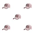 thumbnail image 2 of Decodeary Casquette de Baseball à la Mode Ajustable et Protégée du Soleil Chapeau Multicolore Rose 5Set, 2 of 6