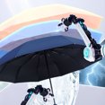thumbnail image 3 of Maytalsory Folding Umbrella Reflective Stripe Umbrellas Waterproof Sunshade for No LED/Pink 1Set, 3 of 6