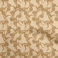 thumbnail image 1 of oneOone Polyester Spandex Dark Beige Fabric Floral Botanical Sewing Material Print Fabric By The Yard 56 Inch Wide, 1 of 4