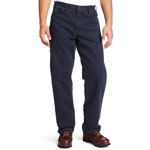 Dickies Mens Relaxed Fit Sanded Duck Carpenter Jean, 30W x 30L
