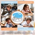 thumbnail image 3 of Chaise Pivotante Sensorielle pour Enfants avec Poignée de Sécurité, Siège Rotatif Capacité de 220 Lb pour Enfants Autistes et Thérapie d'Intégration Sensorielle, Base Antidérapante pour Usage Intérieur Extérieur, Bleu Fruit Vert Brun Clair, 3 of 7