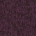 thumbnail image 1 of Ahgly Company Machine Washable Indoor Square Transitional Purple Lily Purple Area Rugs, 6' Square, 1 of 7