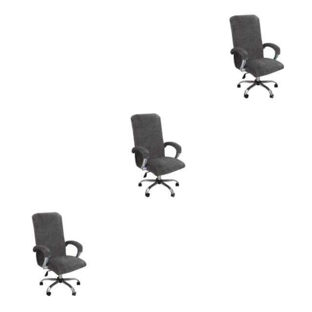Transemion 1/2/3 3x Experience Unmatched Comfort And Elegance Chair Covers Wide Application gray L 3PCS