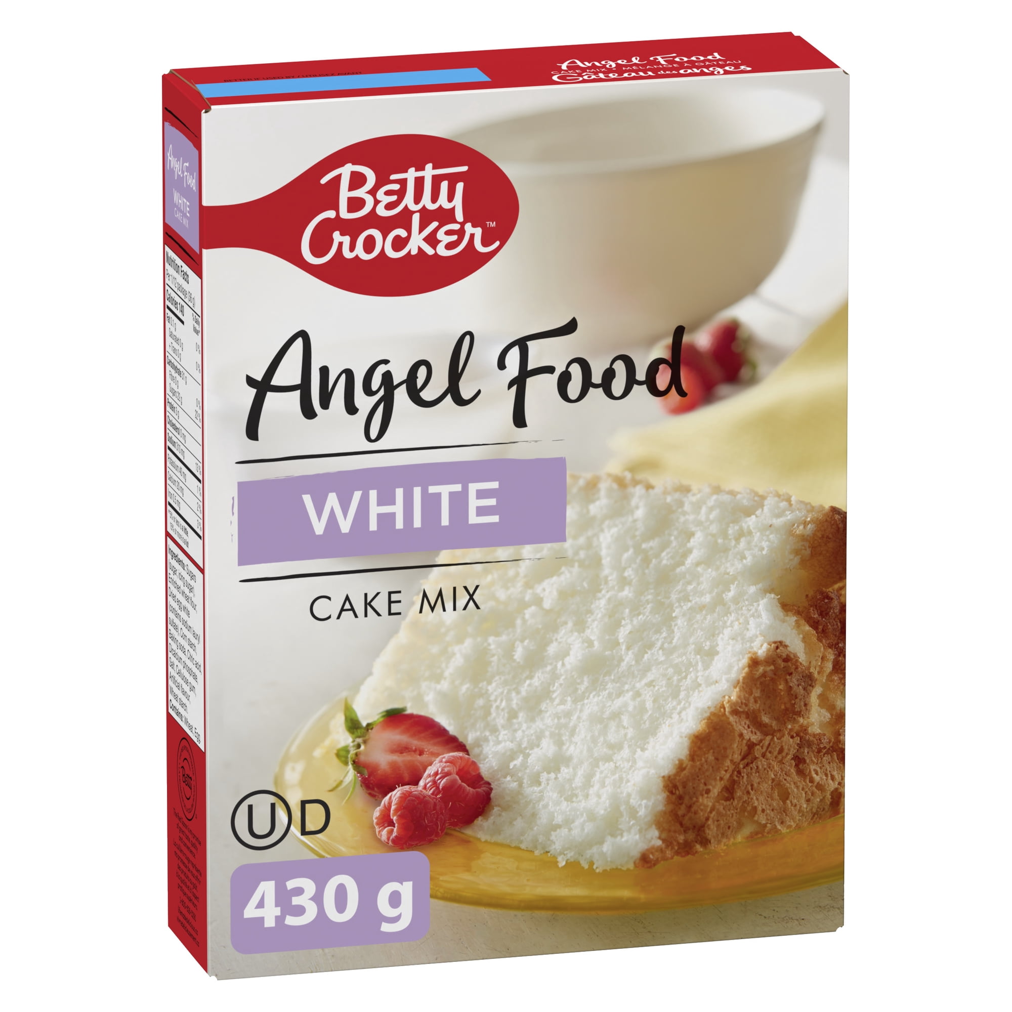 UPC 065633044111 product image for Betty Crocker Angel Food Cake Mix, White, 430 G, 12 Servings 430 G | upcitemdb.com
