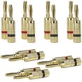 thumbnail image 1 of General Electric GE Premium Banana Plug Connecteurs de Fil pour Haut-Parleur - Lot de 7, 1 of 1