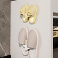 thumbnail image 4 of Jubipavy Slipper Rack Bathroom Shoe Storage Rack Wall-mounted Hooks Wall-mounted Draining Rack Shelves Mounted Draining Rack Shelves, 4 of 5