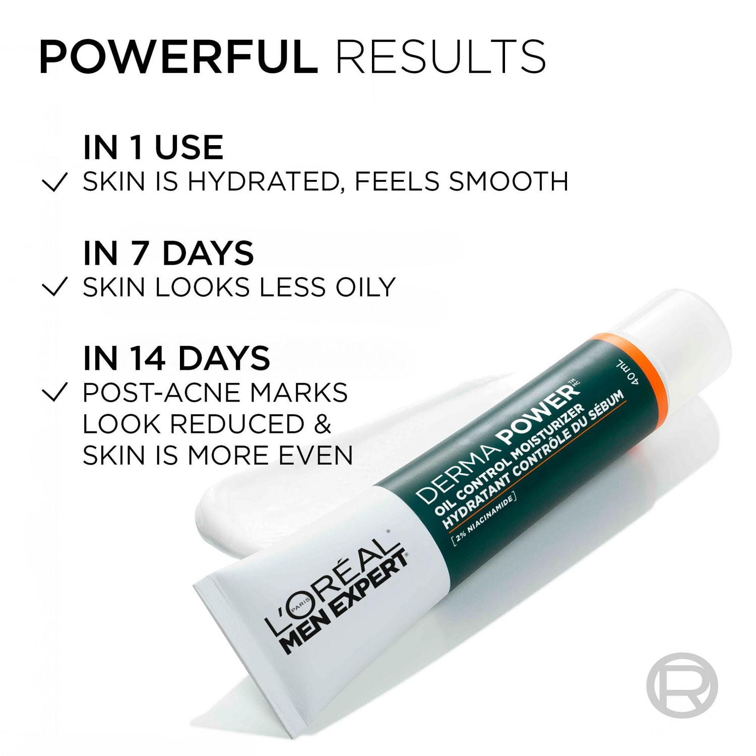 L'Oréal Paris Men Expert Derma Power hydratant contrôle du sébum, 40 ml