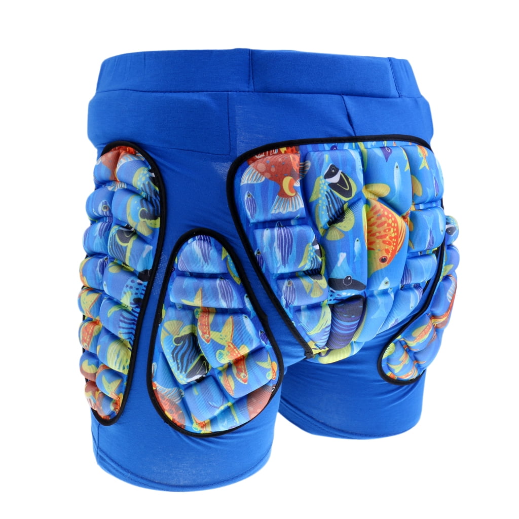 Pantalon de Protection Épais Rembourré pour Enfants pour Planche à Neige, Skate, Ski, TP