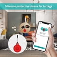 thumbnail image 4 of 3 Pack Silicone Protective Case Compatible with AirTags 2021, Anti-Scratch Shockproof Full Cover with Keychain, for Pet Collars, Wallet, Keys, 4 of 6