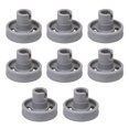 thumbnail image 1 of BQLZR Dishwasher Lower Rack Wheel and Stud Replacement for WD12X10231 Gray Pack of 8, 1 of 5