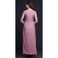thumbnail image 4 of Bimba Robe Longue Florale pour Femme, Fête, Col en V, Fente avant, Sans Manches, Maxi - Medium, 4 of 5