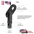 thumbnail image 3 of 1x Bike Trailer Bicycle Coupler Angled Elbow Attachment Hitch For InStep S3E1, 3 of 9