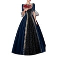 thumbnail image 1 of UPPADA Costumes pour Femmes Gothic Robes Victoriennes à Manches Longues Robe Corset Grande Taille Robe Maxi Fluide Robe de Fête Robe Cocktail Robe Lacée Robe de Mascarade Jolies Robes de Bal Soldes Aujourd'hui Liquidation, 1 of 5
