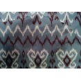 thumbnail image 4 of oneOone Coton Soie Tissu Chevron & Tourbillon Ikat Tissu Imprimé 1 Yard 42 Inch Wide, 4 of 4