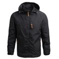 thumbnail image 1 of DPTALR Veste Mince pour Homme Coupe-Vent de Sport Décontractée à Capuche, 1 of 5