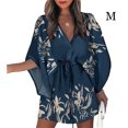 thumbnail image 5 of Robes à Lacets pour Femmes Été Jupe Élégante Décontractée Robe Courte à Nouer Fête Plage Maison Travail Type1 m, 5 of 5