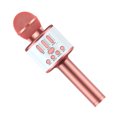 thumbnail image 2 of thinsony Wireless Microphone Bluetooth-compatible Handheld Speaker Home KTV Player Surround Adjustable Battery Colorful Mic Livestreaming Rose Golden, 2 of 9