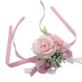 thumbnail image 4 of 5pcs/set Wrist Corsage Decorative Artificial Flowers Wedding Oranment Supplies, 4 of 8