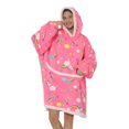 thumbnail image 2 of Faithtur Universal Warm Hooded Sweater Fashion Printing Mink Wool Home Clothes, 2 of 7