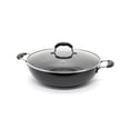thumbnail image 1 of Starfrit 13" (34cm) Wok with Non-Stick Interior, Capacity of 7.5Qt (7L), Dishwasher Save, Side Handles, Tempered Glass Lid, Black, 1 of 4