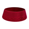 thumbnail image 2 of segolike 71cm Knitted Christmas Tree Collar Universal Fit Accessory Festive Tree Ring Red, 2 of 9